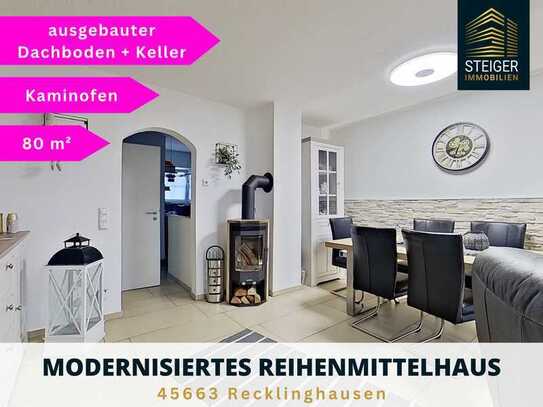 Modernisiertes Reihenmittelhaus zum einziehen und wohlfühlen