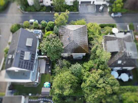 Baugrundstück mit freistehenden 1 Fam.-Haus in Bestlage von Wiesbaden!