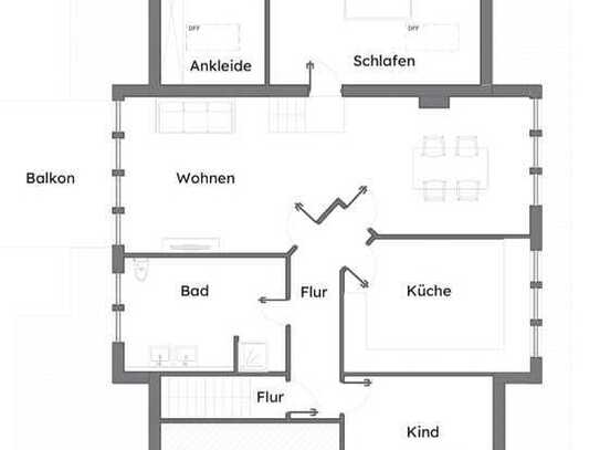 Attraktive 3-4 Zimmer Wohnung in Vlotho nahe A2