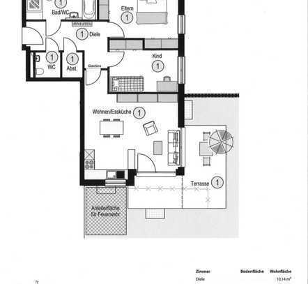 Attraktive 3,5-Zimmer-Wohnung in zentraler Lage