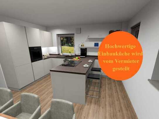 Neubau: Großzügige 2 Zimmer Wohnung mit Dachterrasse / inkl Einbauküche