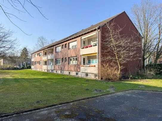 Zwischen Grevener Straße und Kanalstraße: gepflegte Drei-Zimmer-Wohnung mit Balkon