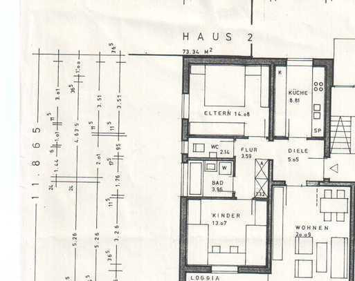 Attraktive 3-Zimmer-Wohnung mit Balkon in Straubing