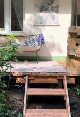 1.5 Zimmer mit Terrasse, Garten zu verkaufen