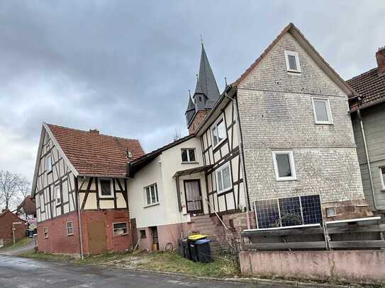 Einfamilienhaus im Zentrum von Haunetal-Odensachsen // Brandschaden