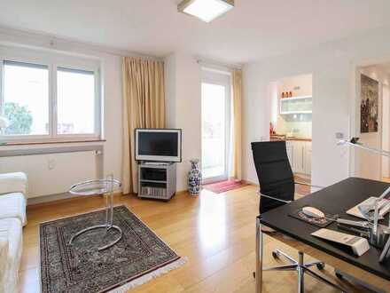 Zusammengelegte 3-Zi.-Hochparterre Wohnung mit 2 Balkonen in guter Lage von Bad Wörishofen