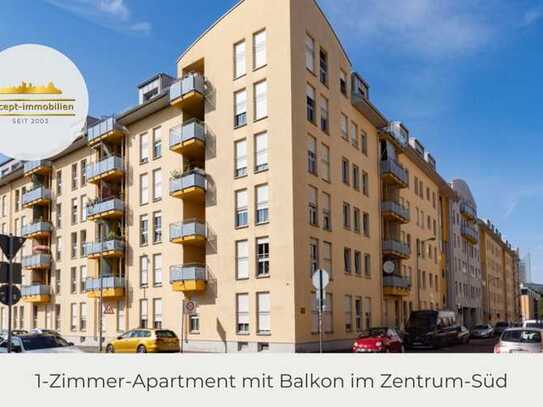 ** Zentrum-Süd | 1-Zimmer-Apartment mit Südbalkon | Tiefgarage **