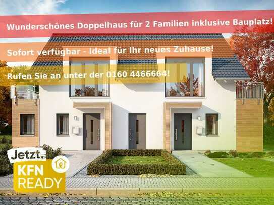 🚨 Projekt mit EIGENLEISTUNG 🚨 Wunderschönes Doppelhaus inkl. BAUGRUNDSTÜCK sucht Baufamilie(n)!