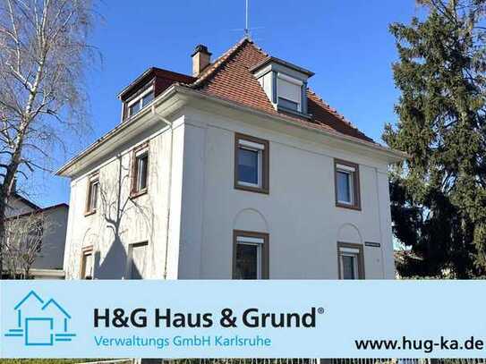 TOP Lage! Stilvolles EFH oder Praxis-/Bürogebäude, zusätzl. Gewerbehalle und Garagen!
