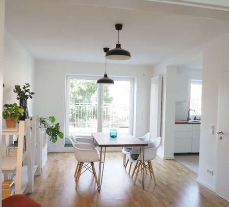 Ruhige 3,5 Zi. Maisonette-Wohnung mit großer Terrasse - optional möbliert