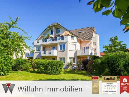 Familienwohnung | Süd-Balkon | Stellplatz | 5 Min bis Cospudener See