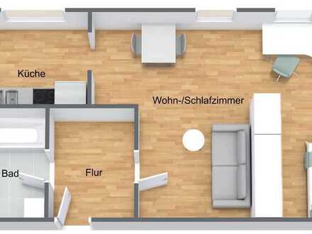 Kleine Eigentumswohung mit Einbauküche, Fahrstuhl und Tiefgaragenstellplatz