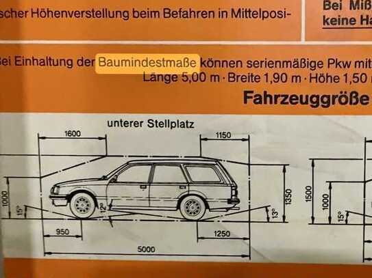 Nähe zum Krankenhaus - unterer Duplex Parker TG Stellplatz zu vermieten