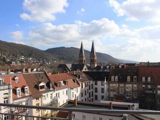 Stilvolle 4-Zimmer-Penthouse-Wohnung mit Dachterrasse über den Dächern Heidelbergs.