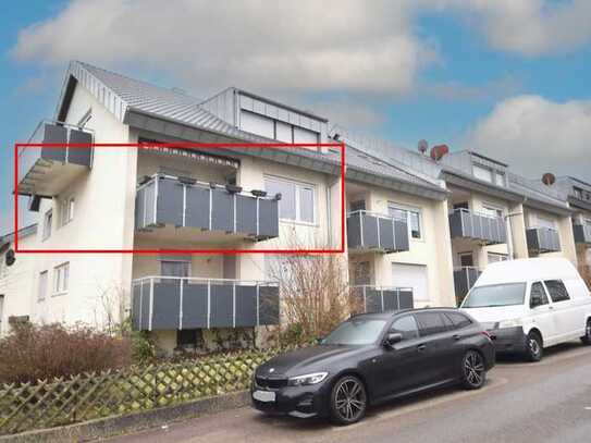 Modernisierte 3-Zi.- Whg. mit Balkon und Garage