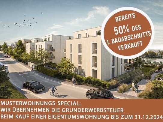 Mit dem Aufzug direkt ins 147 m² großes Penthouse mit 2 Bädern + 60 m² großer Dachterrasse