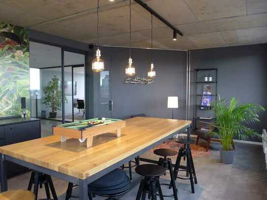 All-in Miete: Einzelbüros mit Lounge, Konfi-und Dachterrasse , pauschal ab 250 Euro netto