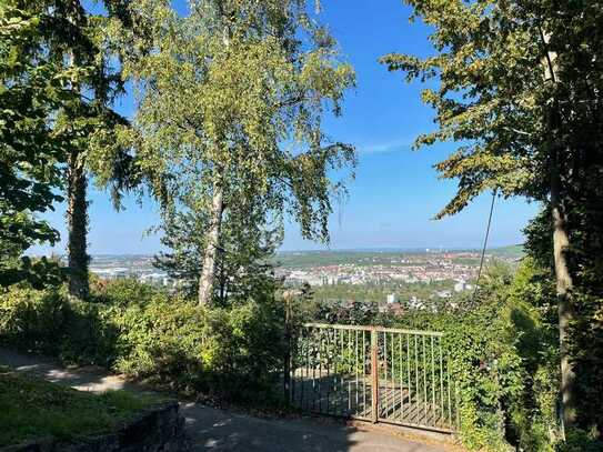 WUNDERSCHÖNES WOCHENENDGRUNDSTÜCK IN AUSSICHTSLAGE mit Gartenlaube und Parkplatz, S-Wangen - 705-23