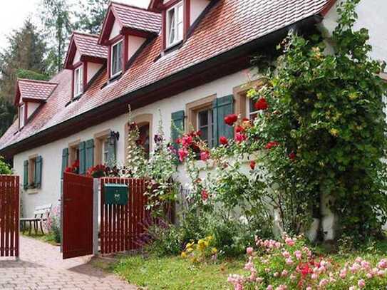 Denkmalgeschütztes fränkisches Bauernhaus Ferienhaus Falkenlust in Haundorf