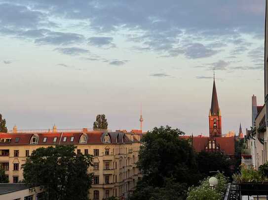 Lichtdurchflutete 3-Zimmer-Wohnung mit Südbalkon in grüner Bänschstraße