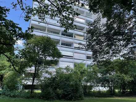 +BOGENHAUSEN - Arabellapark+ Modern möbl. 1-Zi.-Apartem.,SW-Balkon+2.OG/Lift+TG-Stellplatz
