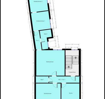 Erstbezug nach Sanierung mit EBK: Schöne 4,5-Zimmer-Wohnung inkl. 132m2 Garten in Mönchengladbach