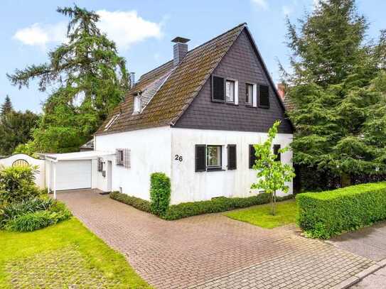 Freistehendes Einfamilienhaus, ca. 153 m², mit Garten und Garage in Mülheim an der Ruhr