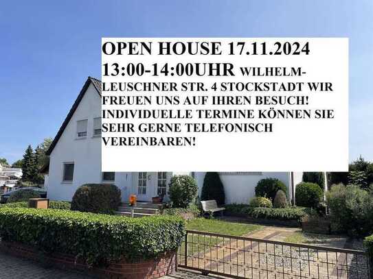 *NEU* OPEN-HOUSE 17.11.2024 13-14UHR WILHELM-LEUSCHNER STR. 4 STOCKSTADT WIR FREUEN UNS AUF SIE!