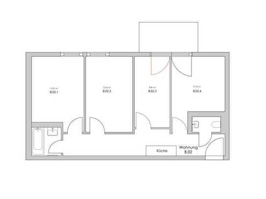 Zimmer Zimmer in der Nazarethkirchstraße 51 (Aufgang B)