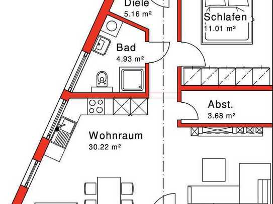 Exklusiver 57m² Neubau-Anbau an kernsaniertem Mehrfamilienhaus – Erstbezug!