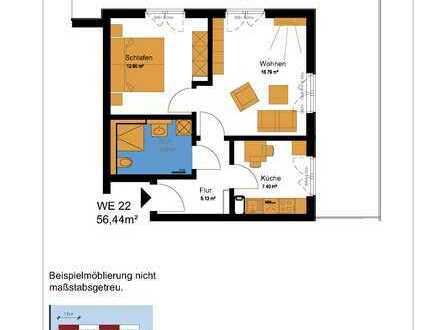 **Erstbezug** 2-Zimmerwohnung mit Dachterrasse zum 16.10.2024!