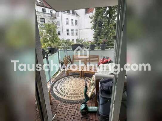 Tauschwohnung: Suchen mind 4-Z WHG und bieten 3Z am Eifelplatz mit tollem Hof