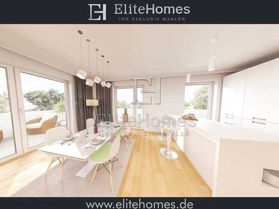 Attraktives Penthouse mit dreiseitiger Dachterrasse und Aufzug bis in die Wohnung im Neubauprojekt