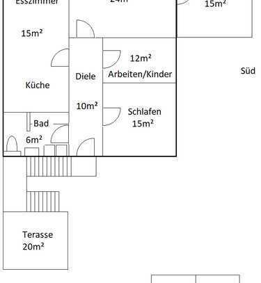 3,5-Zimmer-Wohnung in Cham / Altenstadt