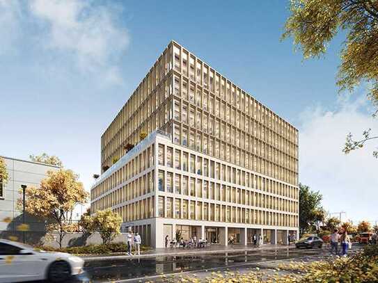 Moderne Büroflächen in nachhaltigem Holzhybridgebäude – Ihr neues Business im Timber Port