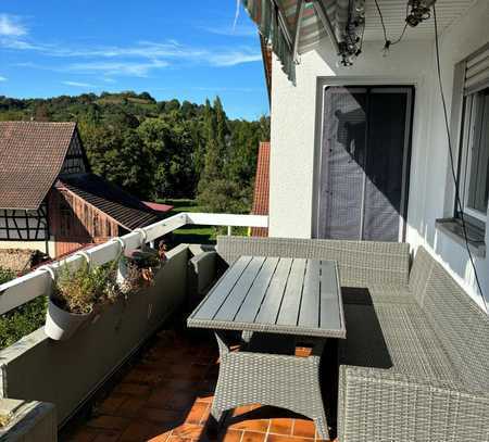 Gemütliche 3 Zimmer Dachgeschosswohnung mit Balkon in Bohlingen