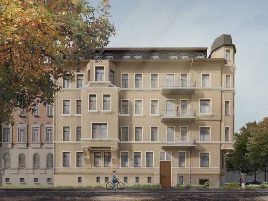 Großzügige 4-Raumwohnung mit Balkon zum Ersbezug nach Sanierung - WE12