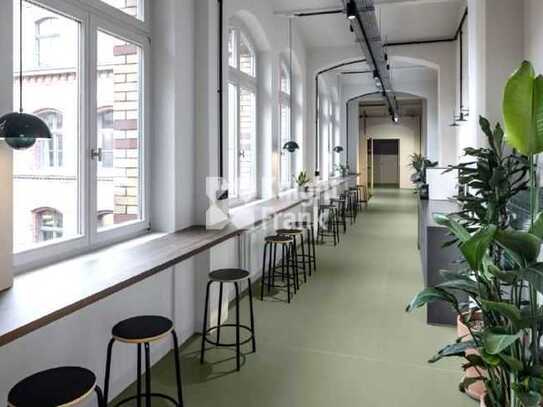 Untervermietung I Open Space Büro mit hauseigener Caféteria