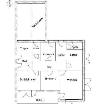 Vollständig renovierte 4-Zimmer-Wohnung mit Balkon in Neuburg an der Donau