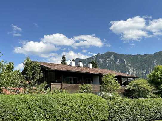 Vermietete 2,5-Zi.-ETW mit ruhigem, großem Südwest-Bergblick-Balkon und Garage