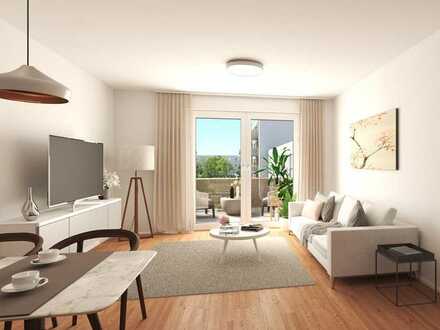 Familienoase mit Balkon: Moderne 4-Zimmer-Wohnung in grüner Umgebung und zwei Bädern