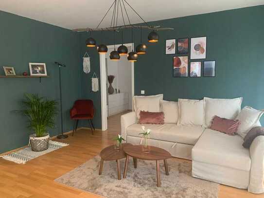 Stylish and modern 2-room ground floor apartment with terrace and garden in Düsseldorf