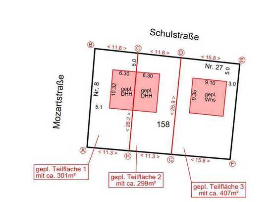 Neubau Doppelhaushälfte in Berlin Biesdorf mit Ausbaureserve - 140 qm Wohn/Nutzfläche.