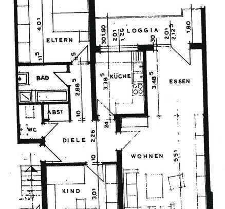 Modernisierte 3-Raum-Wohnung mit Balkon in Bergkamen-Rünthe