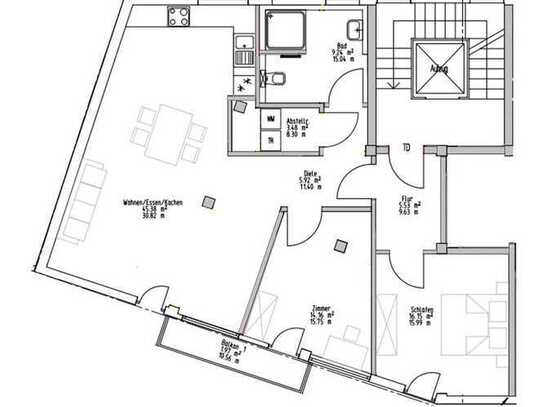 Kernsanierte Wohneinheit mit Aufzug und Balkon in zentraler Altstadtlage von Eberbach