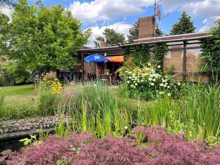 Bungalow auf großem Gewerbegrundstück im nördlichen Stadtbereich von Braunschweig
