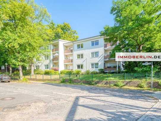 IMMOBERLIN.DE - Toplage & Wohlfühlambiente! Helle Wohnung mit Westloggia & 2 Pkw-Stellplätzen