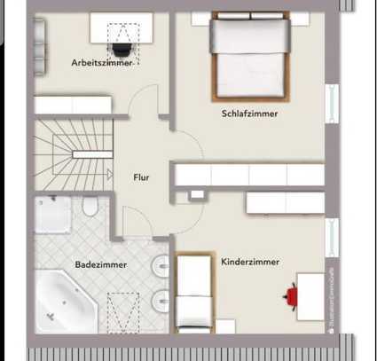 Preiswerte, modernisierte 4-Raum-Doppelhaushälfte mit gehobener Innenausstattung und EBK in Gifhorn