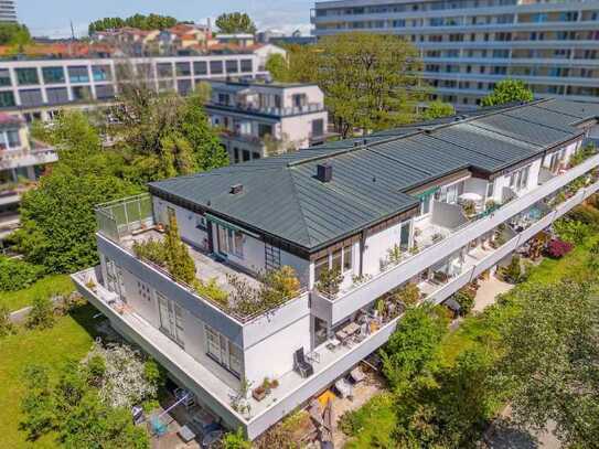 Dachterrassentraum in Schwabing - Idyllische großzügige 3 Zimmer-Wohnung Nähe Schwabinger Tor