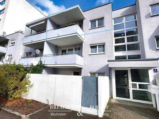 Junge 3 Zi.-Wohnung mit großem Balkon in familiärer Wohnanlage in München, Stadtteil Nordhaide